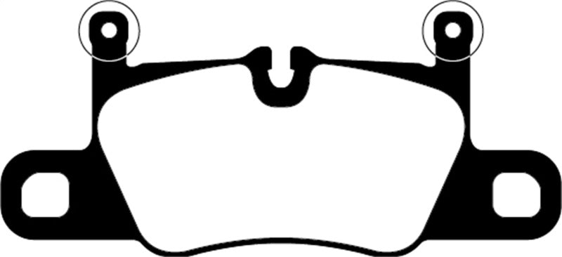 EBC 2018+ Porsche Cayenne (3rd Gen) 4.0TT Extra Duty Rear Brake Pads