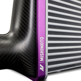 Mishimoto Universal Carbon Fiber Intercooler - Matte Tanks - 600mm Gold Core - S-Flow - BK V-Band