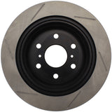 StopTech PowerSlot Chevrolet Avalanche/Silverado/Suburban/Tahoe / GMC Yukon Left Slotted Rear Rotor