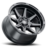 ICON Bandit 20x10 5x5 -24mm 4.5in BS 71.50mm Bore Gloss Black Wheel