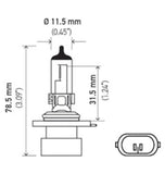 Hella Bulb 9006Xs 12V 55W Xen Wht Xb (2)