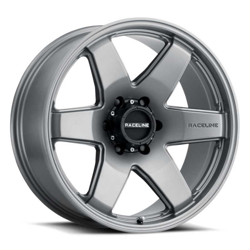 Raceline 942GS Addict 18x9in / 5x150 BP / 12mm Offset / 110.3mm Bore - Greystone Wheel