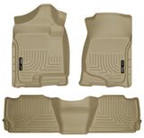 Husky Liners 07-13 GM Escalade ESV/Avalanche/Suburban WeatherBeater Tan Front/2nd Row Floor Liners