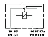 Hella Relay Mini Iso 5 Pole 12V Spdt Bkt