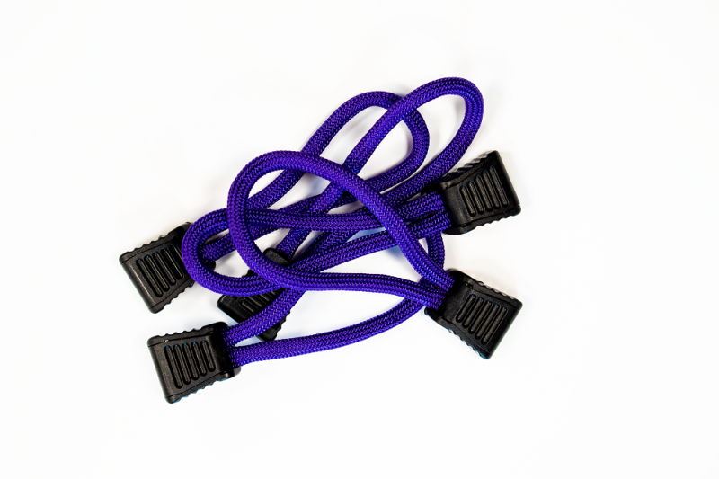 Fishbone Offroad Paracord Zipper Pulls 5 Pcs Purple