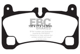 EBC 08 Porsche Cayenne 4.8 Turbo Bluestuff Rear Brake Pads