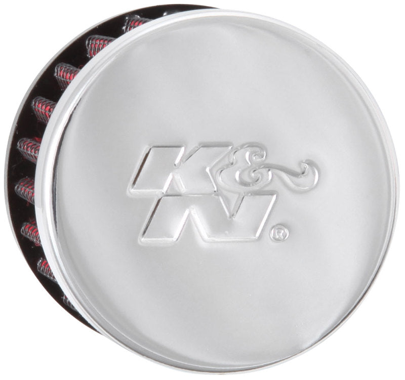 K&N 3/4 inch ID 2 inch OD 1.5 inch H Clamp On Crankcase Vent Filter