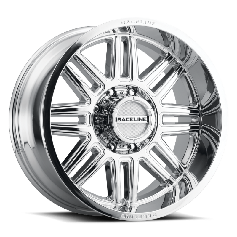 Raceline 948C Split 17x9in / 8x180 BP / 18mm Offset / 124.2mm Bore - Chrome Wheel