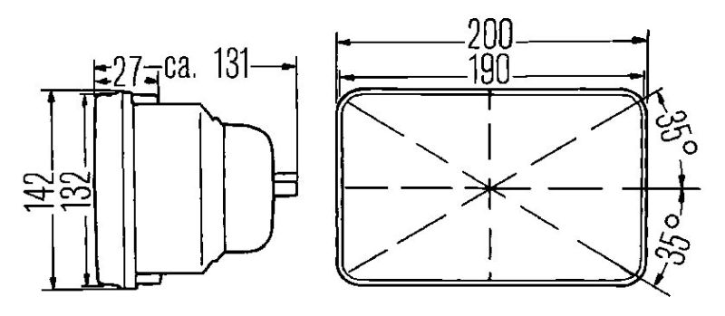 Hella Headlamp Insert Esh Fa Gn Mgs12