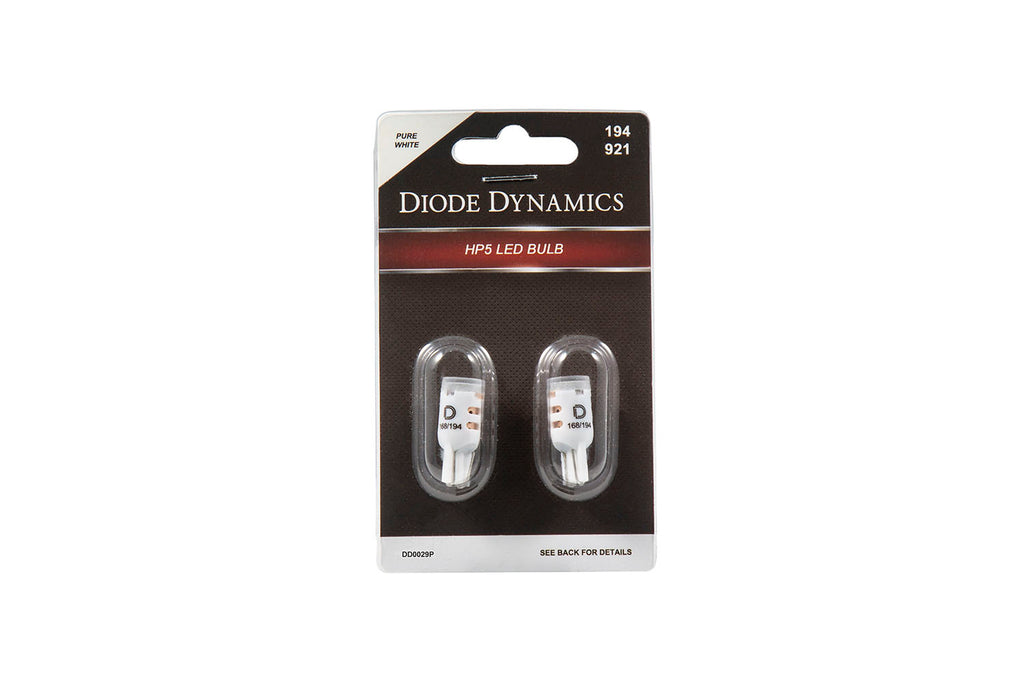 Diode Dynamics - DD0336P - 194 HP5 LED Pure White Short (pair)