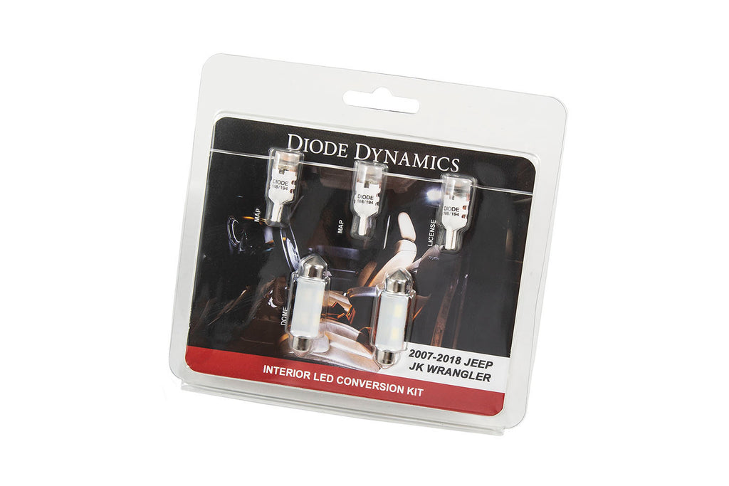 Diode Dynamics - DD0364 - Wrangler JK 4dr Interior Kit - Stage 2 Cool White