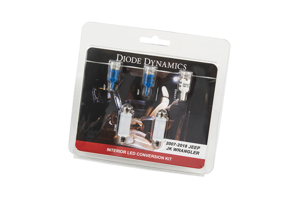 Diode Dynamics - DD0366 - Wrangler JK 4dr Interior Kit - Stage 2 Blue