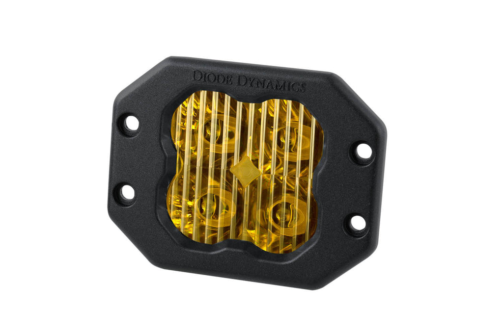 Diode Dynamics - DD6212S - SS3 LED Pod Pro Yellow Driving Flush (single)