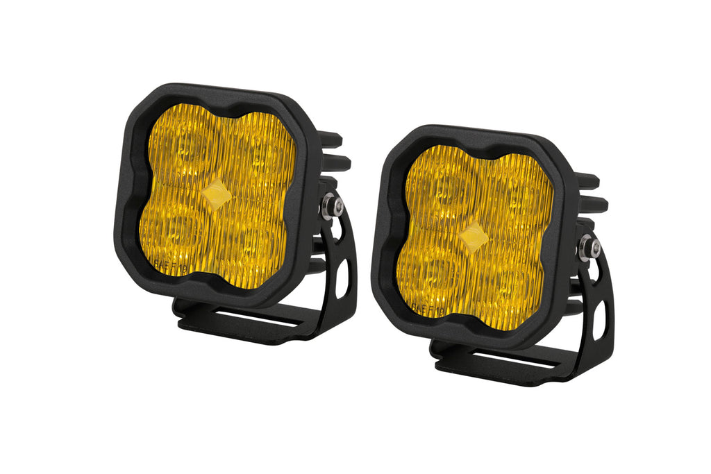 Diode Dynamics - DD6126P - SS3 LED Pod Sport Yellow SAE Fog Standard (pair)