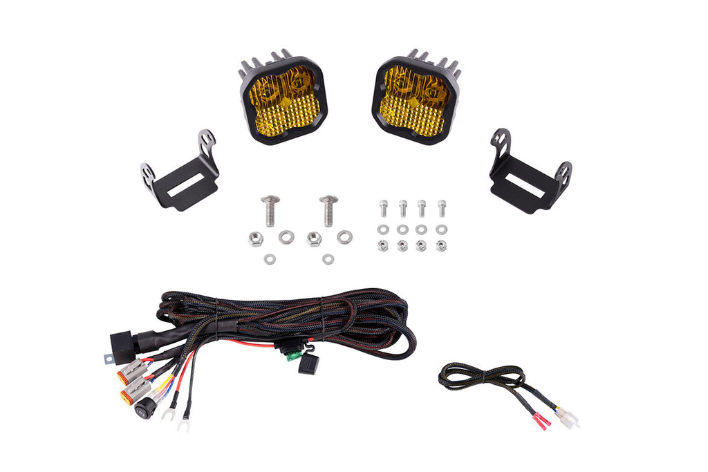 Stage Series Ditch Light Kit For 2021-2022 Ford F-150 SSC2 Sport Yellow Combo