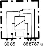 Hella Relay Micro Iso 5 Pole 12V Spst Res