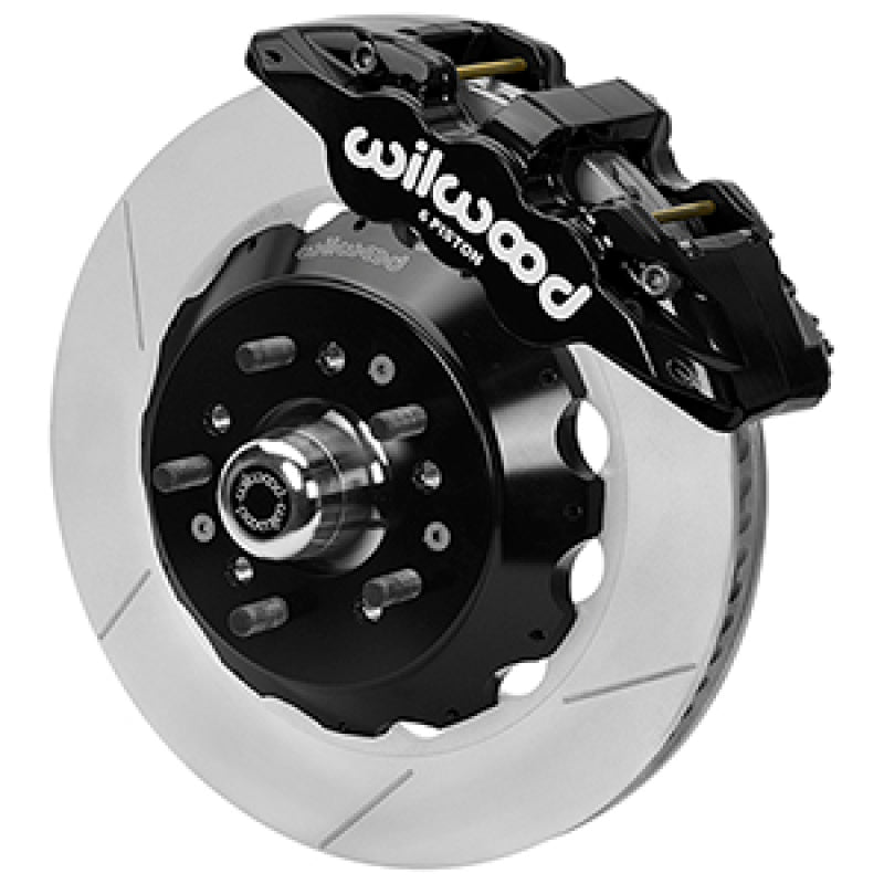 Wilwood Forged 6 Piston Superlite Caliper, GT 72 Vane Vented Spec37 Slotted Rotor - 14.00x1.25