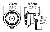 Hella Supertone Horn Set 24V 84w Black