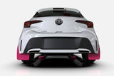 Rally Armor Universal Fit (No Hardware/Mounting Holes) Pink Mud Flap BCE Logo