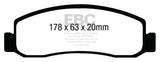 EBC 08-10 Ford F250 (inc Super Duty) 5.4 (2WD) Ultimax2 Front Brake Pads