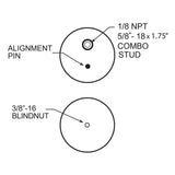 Firestone Ride-Rite Replacement Bellow 267CZ (For Kit PN 2445) (W217606410)