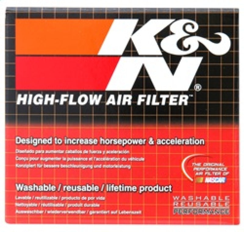 K&N Universal Chrome Filter 2.25 Inch Flange / 3.5 Inch Base / 2 Inch Top / 4 Inch Height