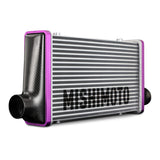 Mishimoto Universal Carbon Fiber Intercooler - Gloss Tanks - 600mm Gold Core - C-Flow - BL V-Band