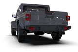 Rally Armor 19-24 Jeep JT Gladiator (Mojave/Rubicon) Black Mud Flap w/Metallic Black Logo