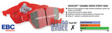 EBC 11-14 Chrysler 200 2.4 Redstuff Front Brake Pads