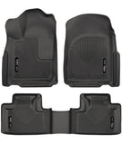 Husky Liners 11-13 Dodge Durango / 11-13 Jeep Grand Cherokee WeatherBeater Combo Black Floor Liners