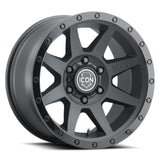 ICON Rebound 17x8.5 6x5.5 25mm Offset 5.75in BS 95.1mm Bore Double Black Wheel