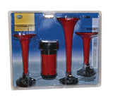 Hella Triple-Tone Air Horn Kit 12V