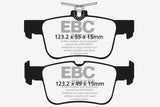 EBC 13+ Ford Fusion 1.6 Turbo Greenstuff Rear Brake Pads