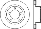 StopTech 08-11 Lexus LX570 Slotted & Drilled Front Right Rotor