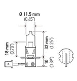 Hella Optilux H3 12V/55W XY Extreme Yellow Bulb