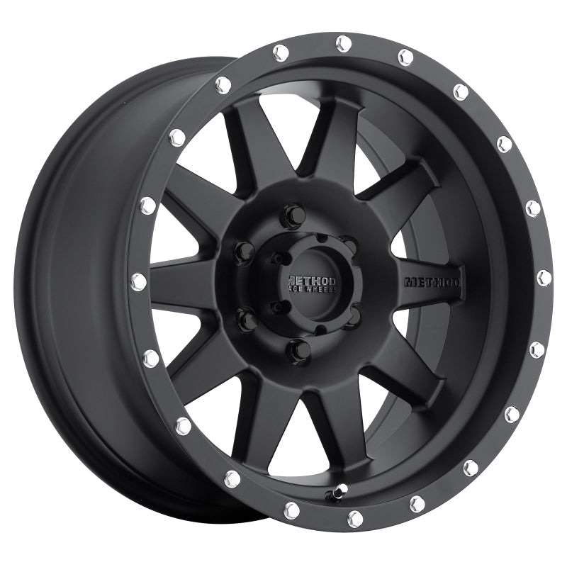 Method MR301 The Standard 17x8.5 0mm Offset 6x135 94mm CB Matte Black Wheel