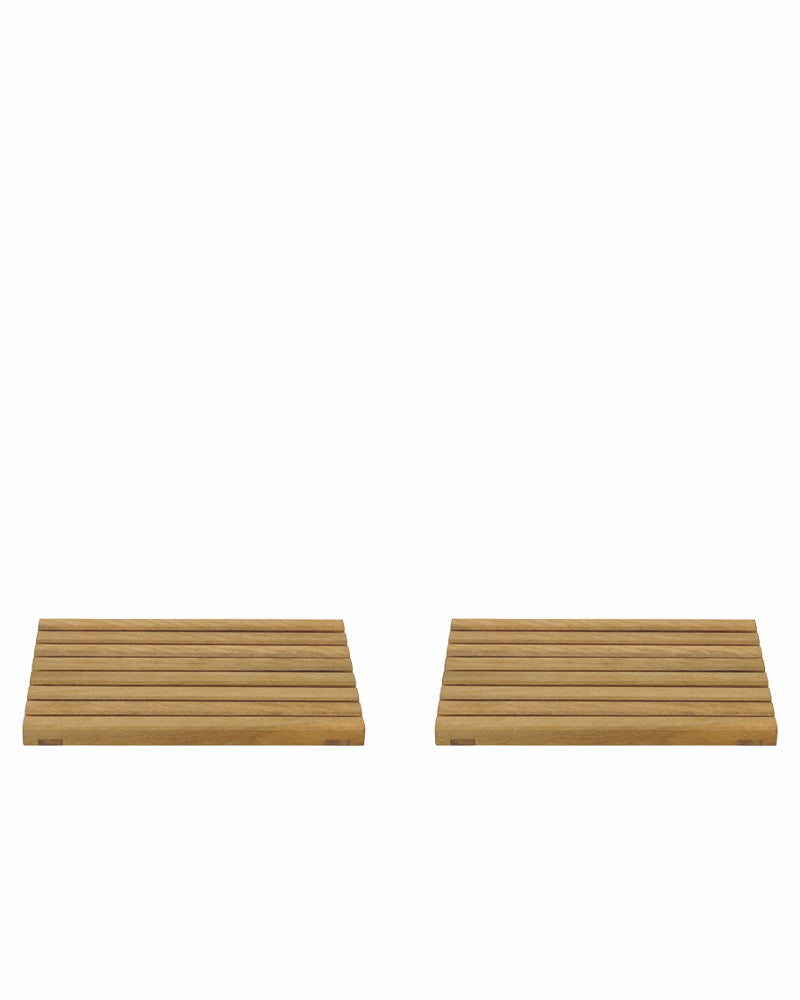Garden Unit Table Wood Insert 2pcs